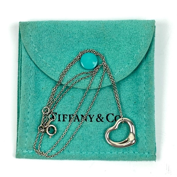 Tiffany & Co Elsa Perretti Open Heart Small Necklace - Picture 5 of 10